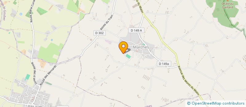 localisation de l'entreprise SCI MAELEDENE  MARCHES