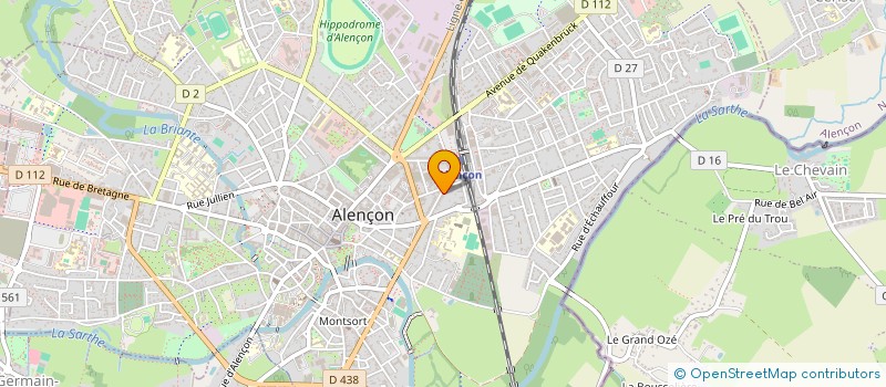 localisation de l'entreprise SCI MAELI à ALENCON