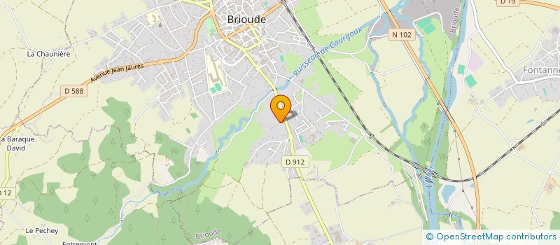 localisation de l'entreprise SCI MAELIE  BRIOUDE