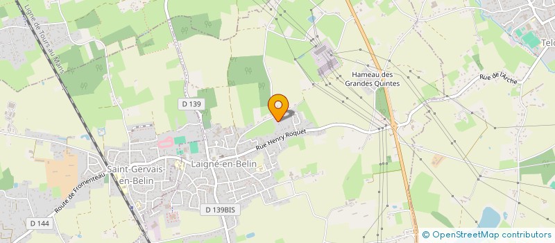 localisation de l'entreprise SCI MAELIE  LAIGNE-EN-BELIN