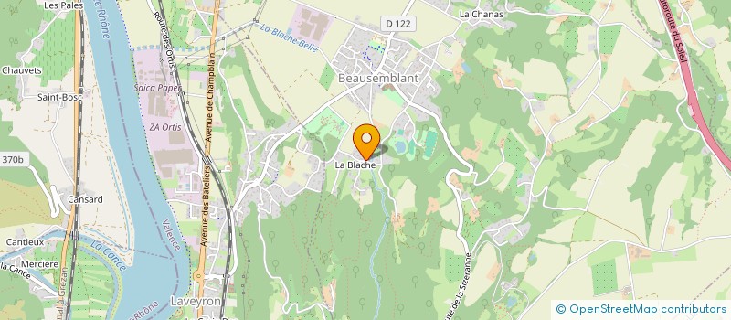 localisation de l'entreprise SCI MAELIE TAO  BEAUSEMBLANT