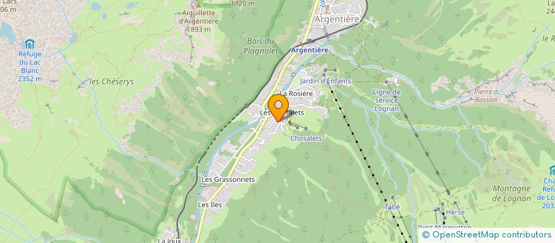 localisation de l'entreprise SCI MAELINA à CHAMONIX-MONT-BLANC
