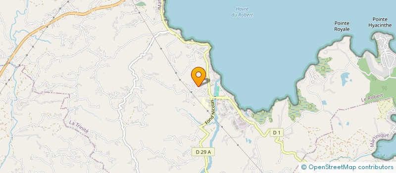 localisation de l'entreprise SCI MAELINA  LE ROBERT