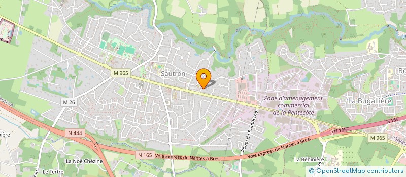 localisation de l'entreprise SCI MAELINE à SAUTRON