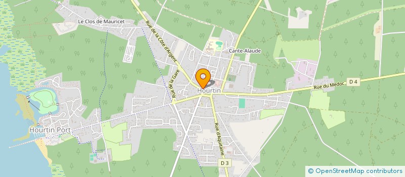 localisation de l'entreprise SCI MAELIZE  HOURTIN