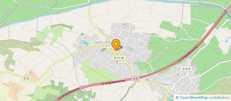 localisation de l'entreprise SCI MAELLA  SALLES-D'AUDE