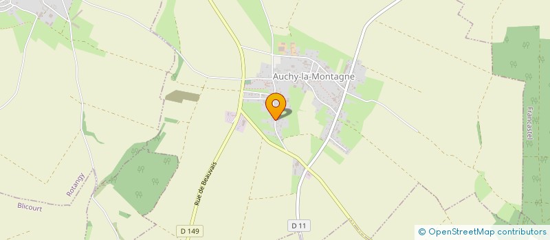 localisation de l'entreprise SCI MAELLE  AUCHY-LA-MONTAGNE