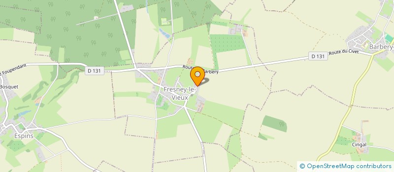 localisation de l'entreprise SCI MAELLE à FRESNEY-LE-VIEUX