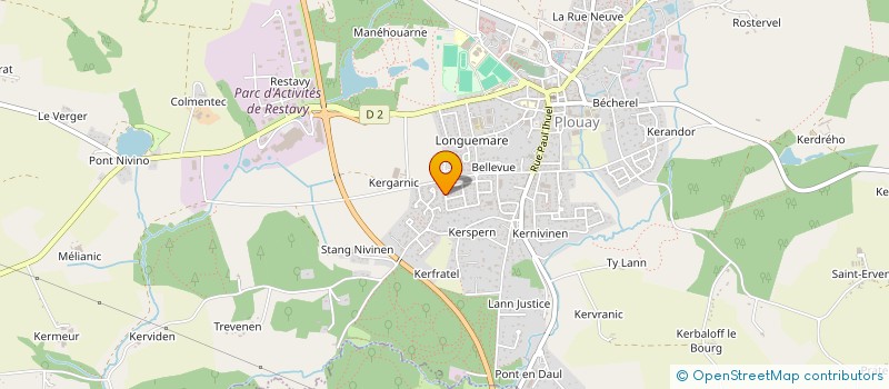 localisation de l'entreprise SCI MAELLEN  PLOUAY