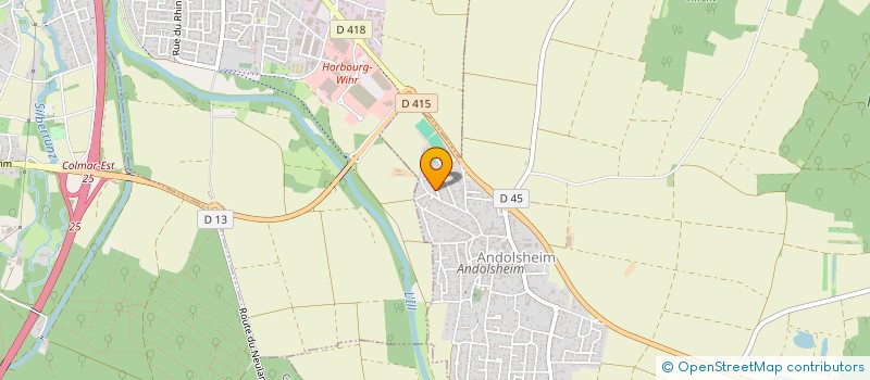 localisation de l'entreprise SCI MAELLI  ANDOLSHEIM