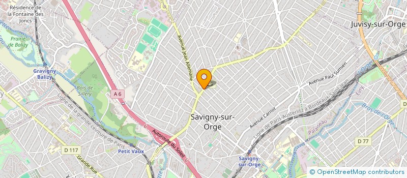 localisation de l'entreprise SCI MAELLINE à SAVIGNY-SUR-ORGE