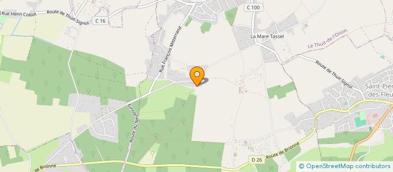 localisation de l'entreprise SCI MAELLYAM  LE THUIT DE L'OISON