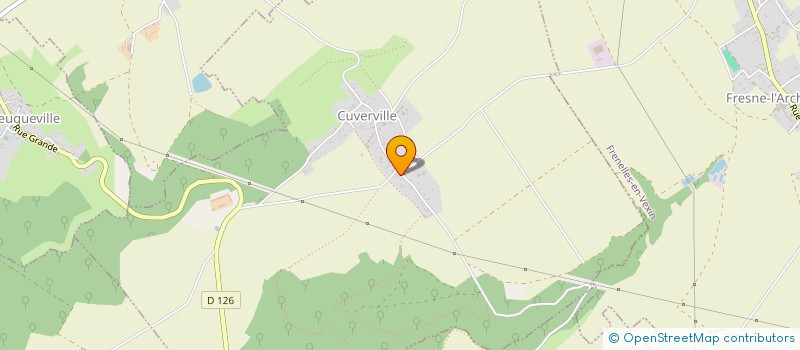 localisation de l'entreprise SCI MAELNA  CUVERVILLE