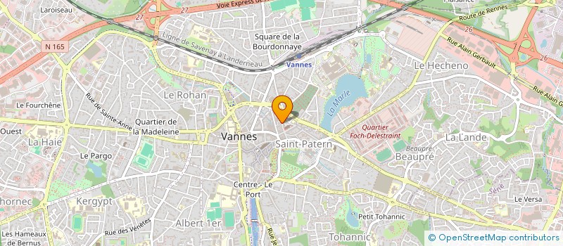 localisation de l'entreprise SCI MAELO IMMOBILIER à VANNES