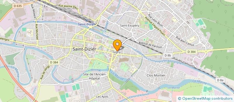 localisation de l'entreprise SCI MAELOO BEAUTY  SAINT-DIZIER