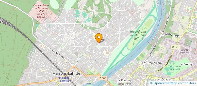 localisation de l'entreprise SCI MAELOUANCE  MAISONS-LAFFITTE