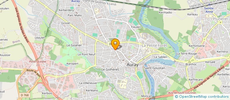 localisation de l'entreprise SCI MAELOUISE à AURAY