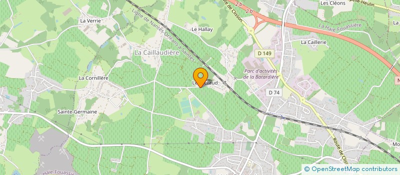 localisation de l'entreprise SCI MAELYNE  LA HAIE-FOUASSIERE