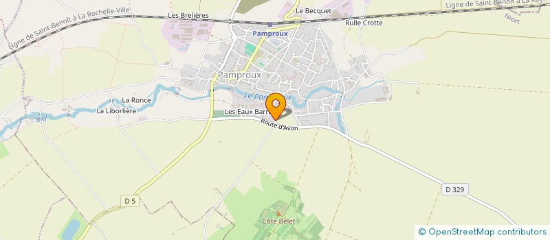 localisation de l'entreprise SCI MAELYS à PAMPROUX