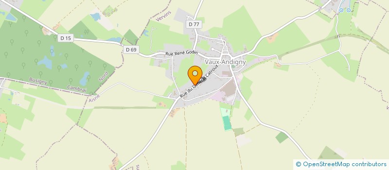 localisation de l'entreprise SCI MAELYSS  VAUX-ANDIGNY