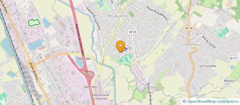 localisation de l'entreprise SCI MAELYSS  BRUGUIERES