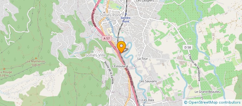 localisation de l'entreprise SCI MAELYSW  SOLLIES-PONT