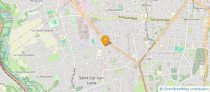 localisation de l'entreprise SCI MAEN à SAINT-CYR-SUR-LOIRE