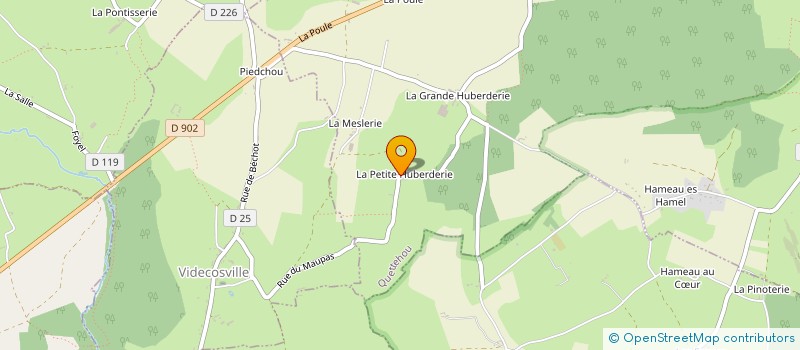 localisation de l'entreprise SCI MAEN GLAZ  QUETTEHOU