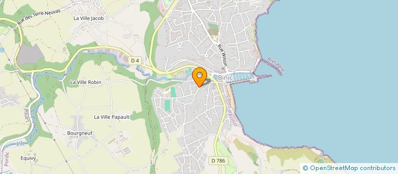 localisation de l'entreprise SCI MAENEG  BINIC-ETABLES-SUR-MER