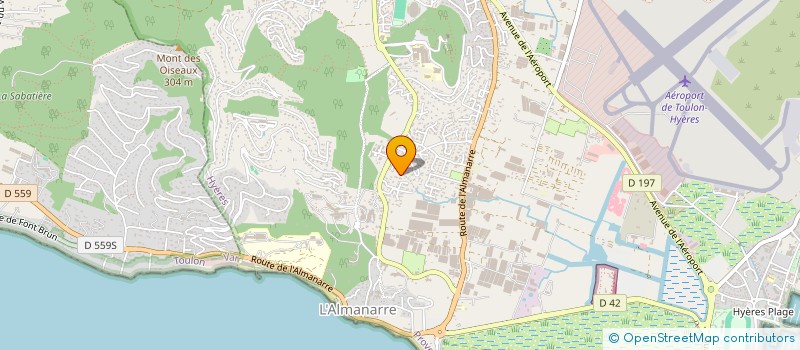 localisation de l'entreprise SCI MAENGO  HYERES