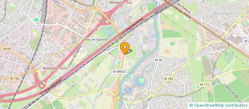 localisation de l'entreprise SCI MAER à LATTES