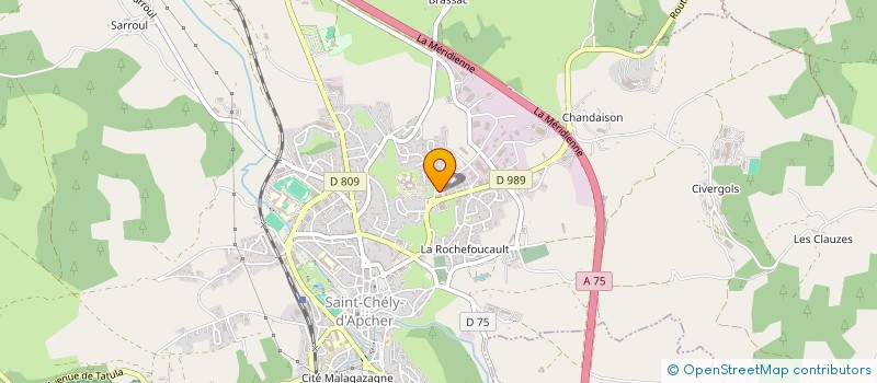 localisation de l'entreprise SCI MAERI  SAINT-CHELY-D'APCHER