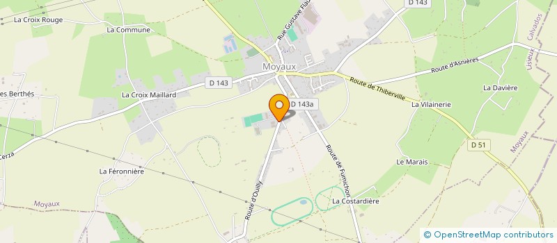 localisation de l'entreprise SCI MAES-BSN  MOYAUX