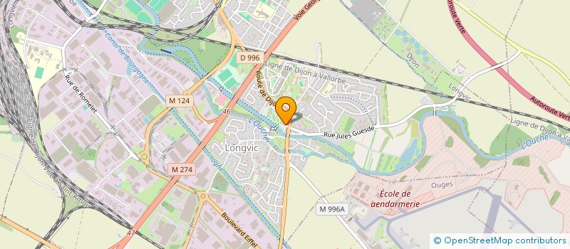 localisation de l'entreprise SCI MAESAB à LONGVIC