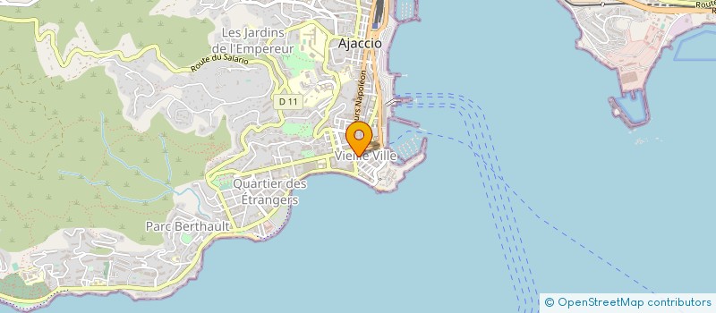 localisation de l'entreprise SCI MAESTRACCI POLI GESTION PATRIMONIALE à AJACCIO