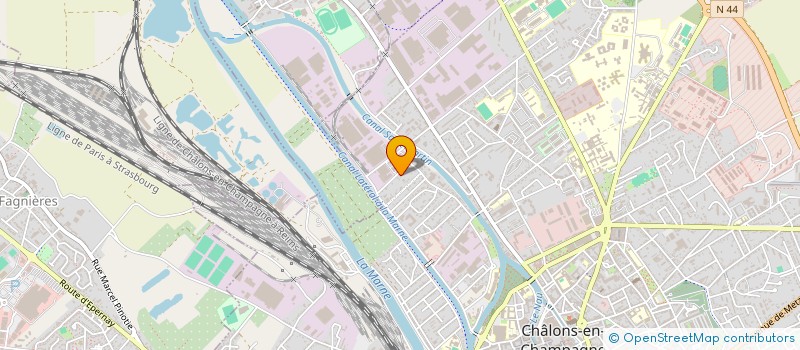 localisation de l'entreprise SCI MAESTRO  CHALONS-EN-CHAMPAGNE