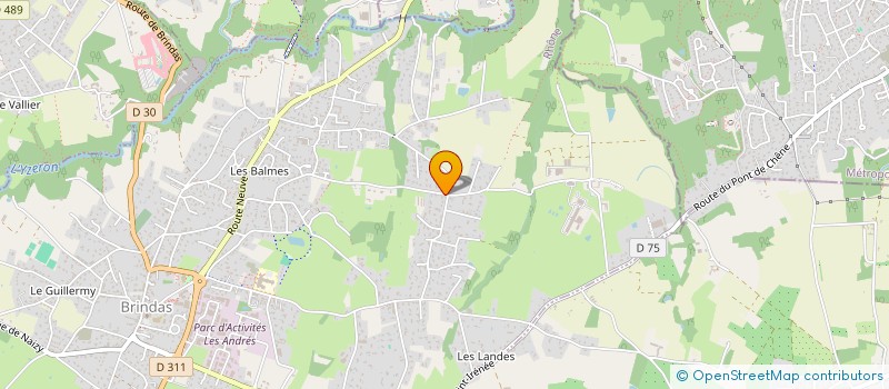 localisation de l'entreprise SCI MAET  BRINDAS