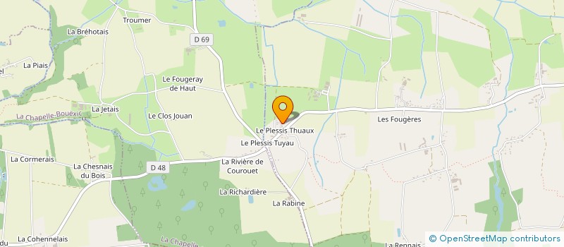 localisation de l'entreprise SCI MAETIM  GUIGNEN