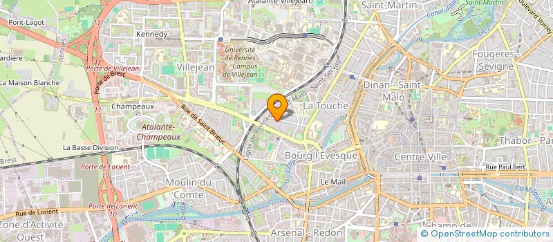 localisation de l'entreprise SCI MAEVA  RENNES