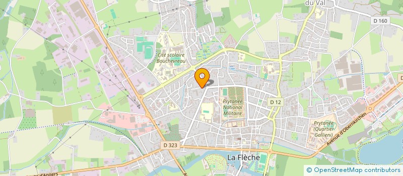 localisation de l'entreprise SCI MAEVA  LA FLECHE