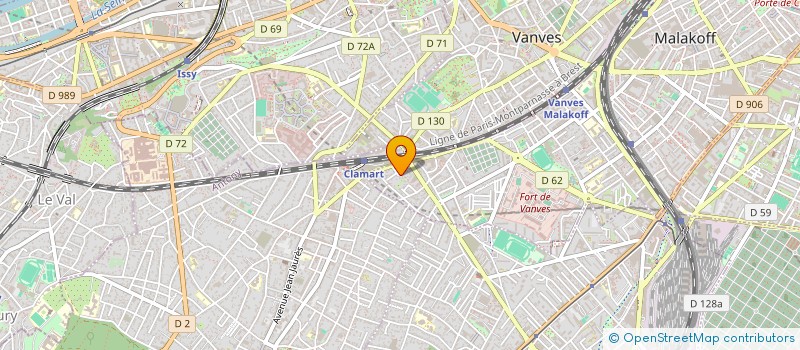 localisation de l'entreprise SCI MAEVA  MALAKOFF