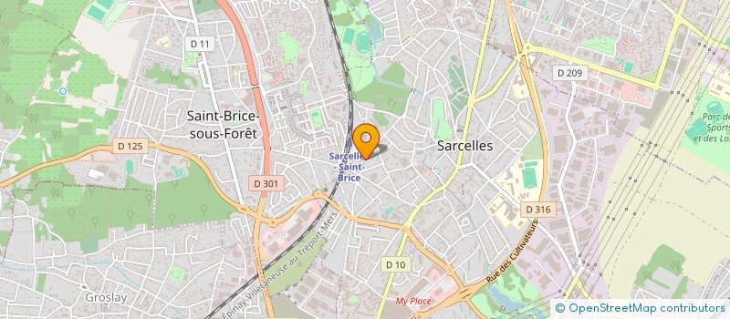 localisation de l'entreprise SCI MAEVA à SARCELLES