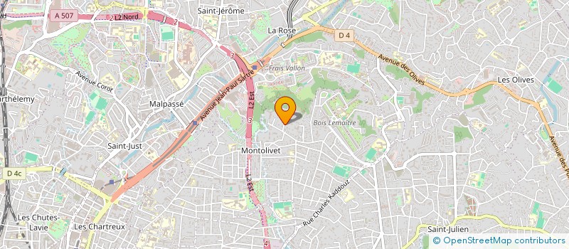 localisation de l'entreprise SCI MAEVA à MARSEILLE