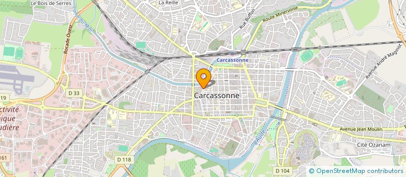 localisation de l'entreprise SCI MAEVA à CARCASSONNE