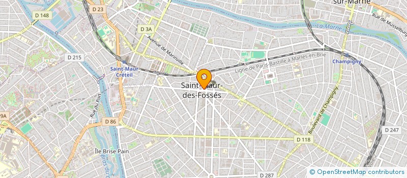 localisation de l'entreprise SCI MAEVA à SAINT-MAUR-DES-FOSSES