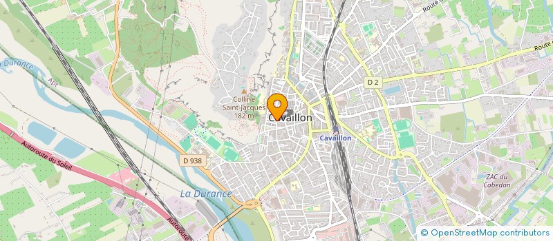 localisation de l'entreprise SCI MAEVA  CAVAILLON