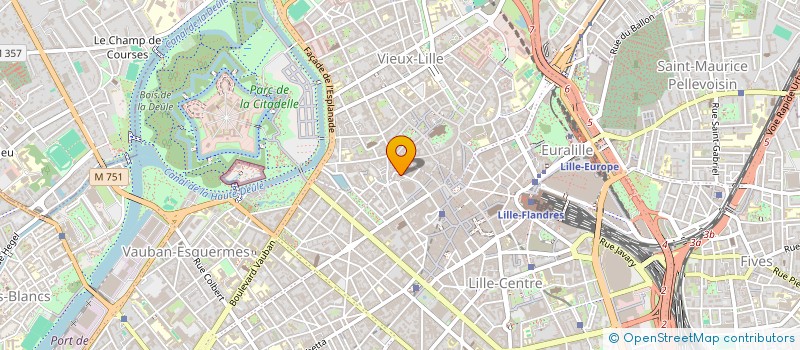 localisation de l'entreprise SCI MAEVA à LILLE