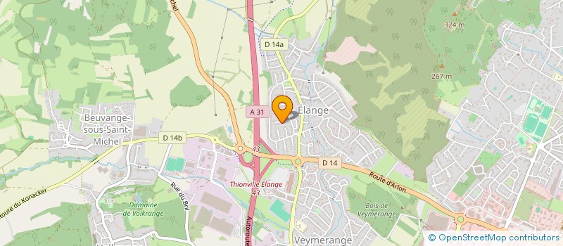localisation de l'entreprise SCI MAEVA à THIONVILLE