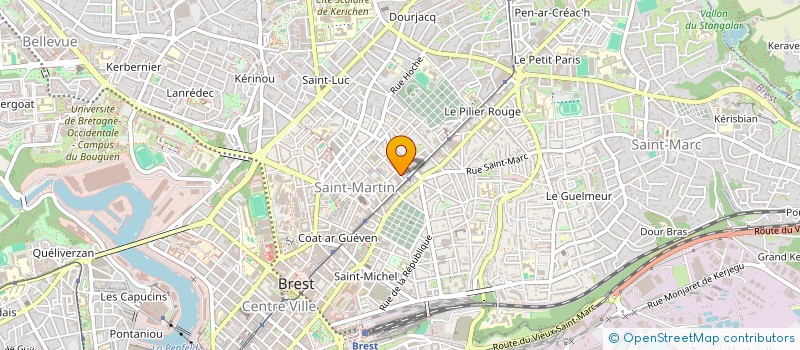 localisation de l'entreprise SCI MAEVA  BREST