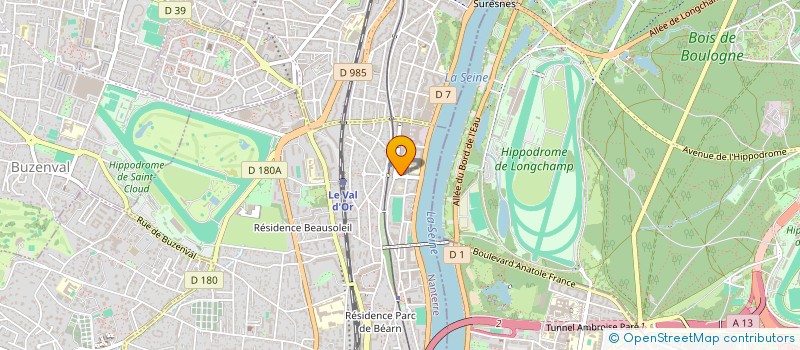 localisation de l'entreprise SCI MAEVA à SURESNES